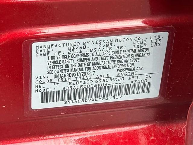 2020 Nissan Sentra SR Xtronic CVT