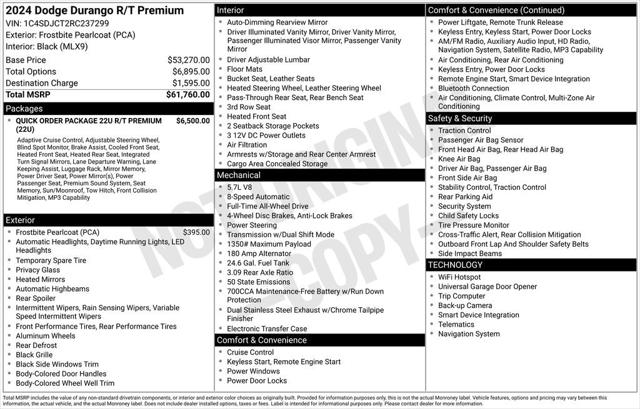 2024 Dodge Durango R/T Premium AWD