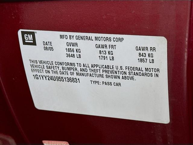 2005 Chevrolet Corvette 2dr Cpe