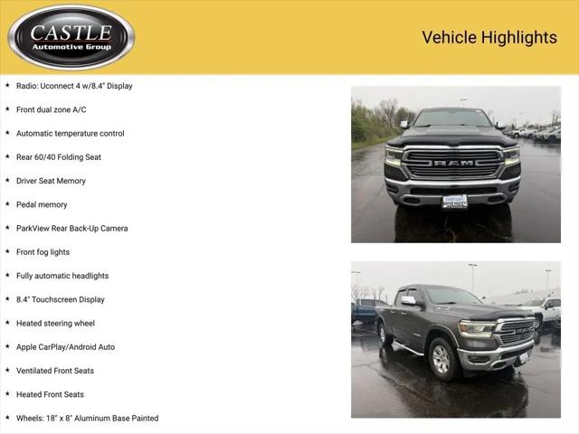 2020 Ram 1500 Laramie Quad Cab 4x4 6'4" Box