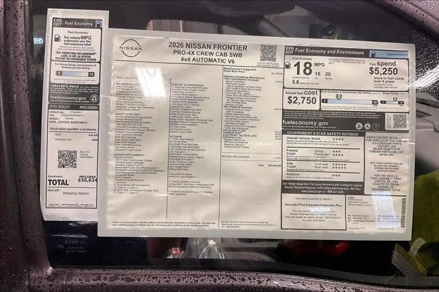2026 Nissan Frontier Crew Cab PRO-4X 4x4