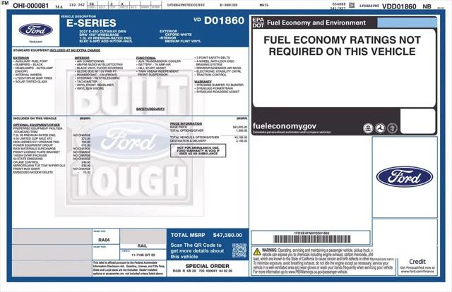 2027 Ford E-Series Cutaway E-Series Cutaway