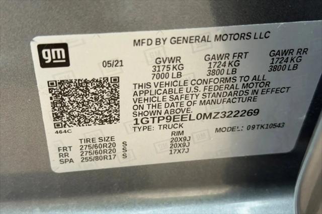 2021 GMC Sierra 1500 4WD Crew Cab Short Box AT4