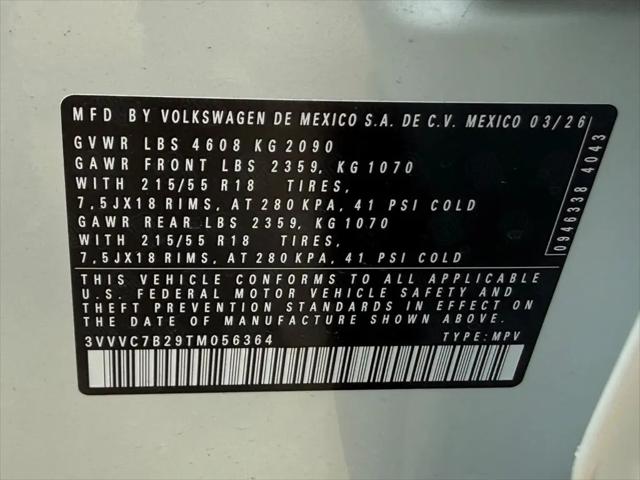 2026 Volkswagen Taos SE