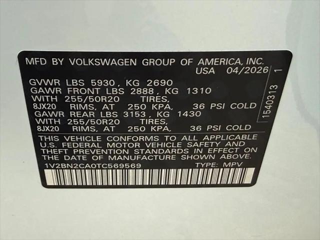 2026 Volkswagen Atlas SEL
