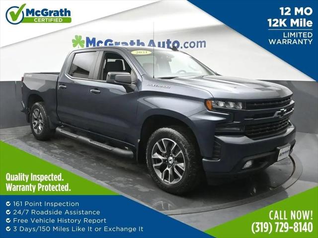 2021 Chevrolet Silverado 1500 4WD Crew Cab Short Bed RST for sale in Cedar Rapids, IA