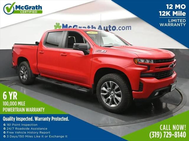 2021 Chevrolet Silverado 1500 4WD Crew Cab Short Bed RST for sale in Cedar Rapids, IA