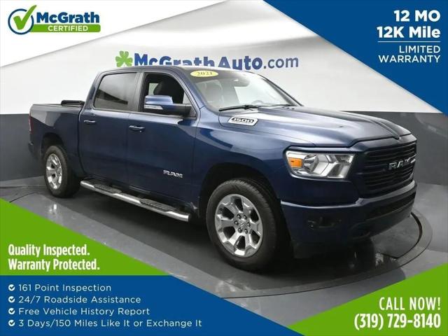 2021 Ram 1500 Big Horn Crew Cab 4x4 5'7" Box for sale in Cedar Rapids, IA