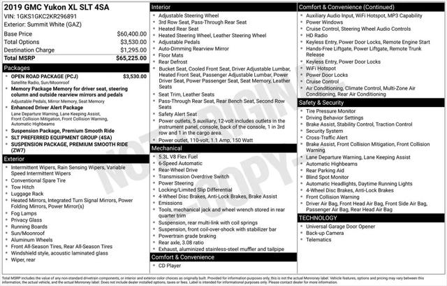 2019 GMC Yukon XL SLT