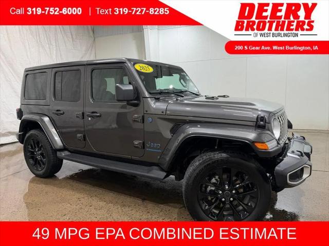 2025 Jeep Wrangler 4xe Sahara 4xe for sale in West Burlington, IA