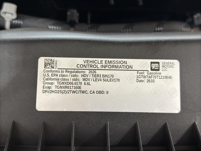 2026 GMC Savana Cargo 2500 Regular Wheelbase, Work Van, RWD