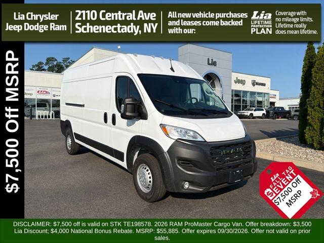 2026 RAM Ram ProMaster RAM PROMASTER 2500 TRADESMAN CARGO VAN HIGH ROOF 159 WB 2026 RAM Ram ProMaster RAM PROMASTER 2500 TRADESMAN CARGO VAN HIGH ROOF 159 WB