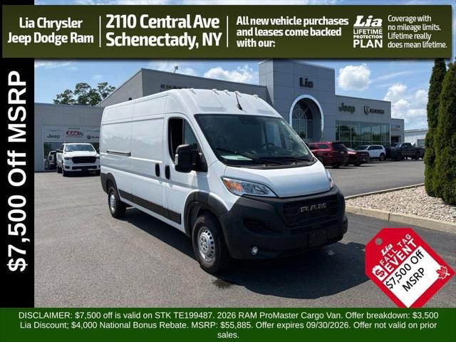 2026 RAM Ram ProMaster RAM PROMASTER 2500 TRADESMAN CARGO VAN HIGH ROOF 159 WB 2026 RAM Ram ProMaster RAM PROMASTER 2500 TRADESMAN CARGO VAN HIGH ROOF 159 WB