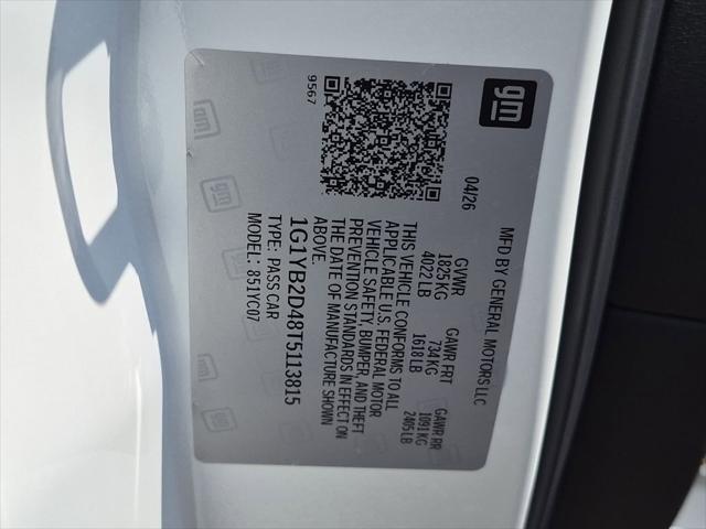 2026 Chevrolet Corvette Stingray Coupe, 2LT, RWD