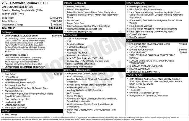 2026 Chevrolet Equinox FWD LT