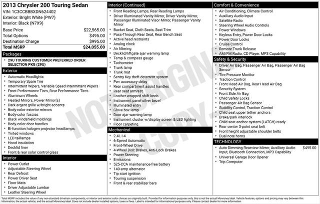 2013 Chrysler 200 Touring