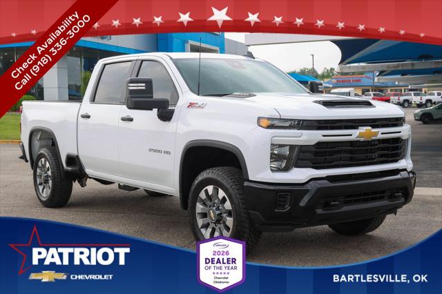 2026 Chevrolet Silverado 2500HD Crew Cab, Standard Bed, WT, 4WD for sale in Bartlesville, OK