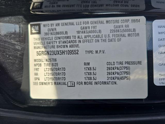 2005 HUMMER H2 Base