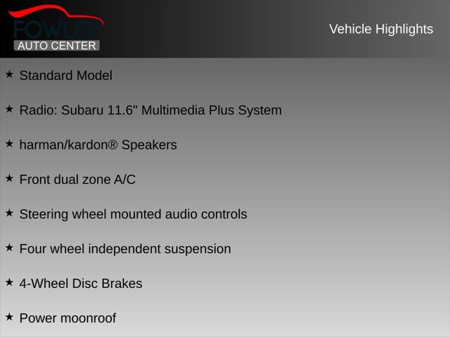 2025 Subaru Outback Onyx Edition