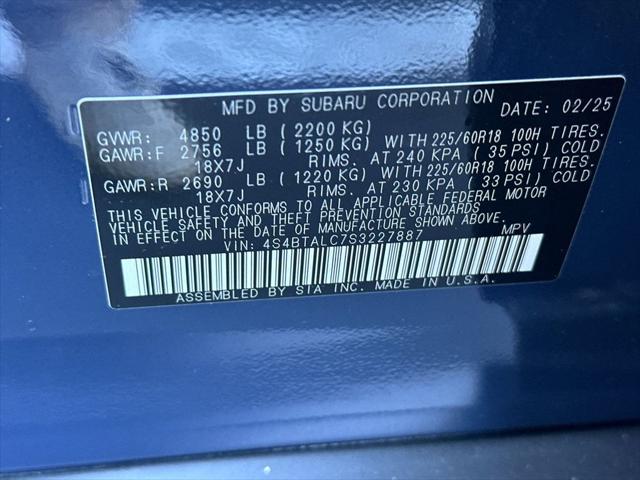 2025 Subaru Outback Onyx Edition