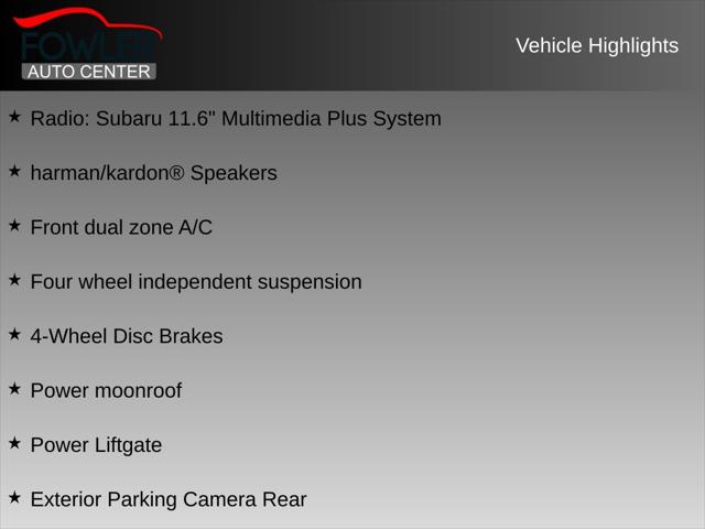 2025 Subaru Outback Onyx Edition