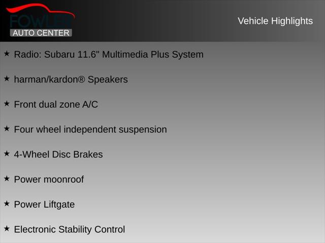2025 Subaru Outback Onyx Edition