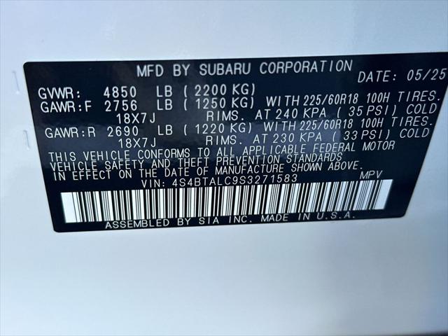 2025 Subaru Outback Onyx Edition