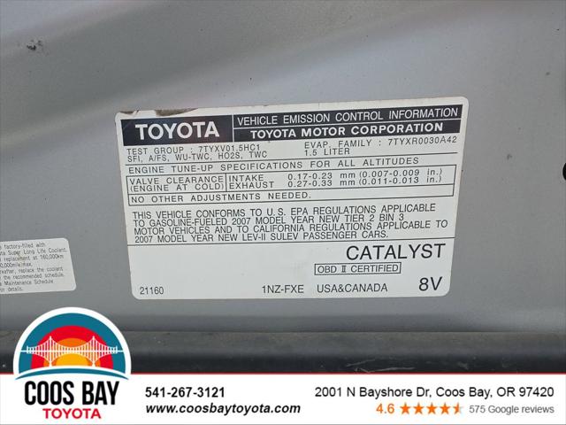 2007 Toyota Prius 4DR SDN HYBRID CV