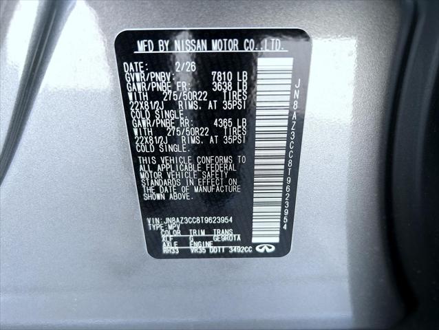 2026 INFINITI QX80 AUTOGRAPH AWD