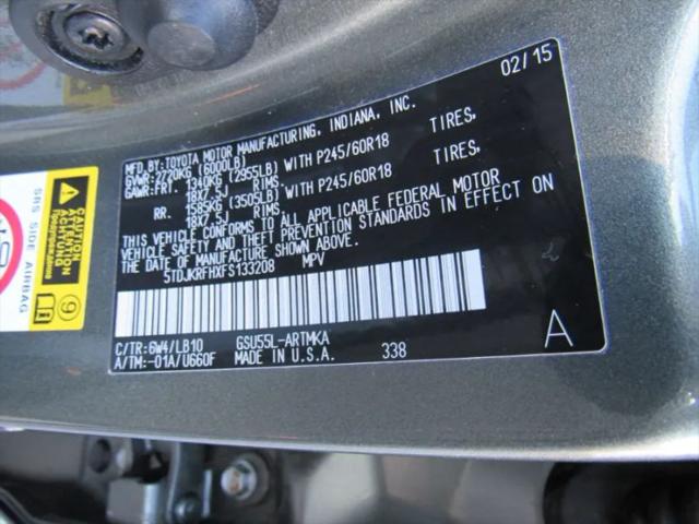 2015 Toyota Highlander XLE V6