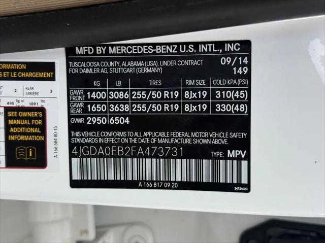 2015 Mercedes-Benz ML 250 BlueTEC 4MATIC