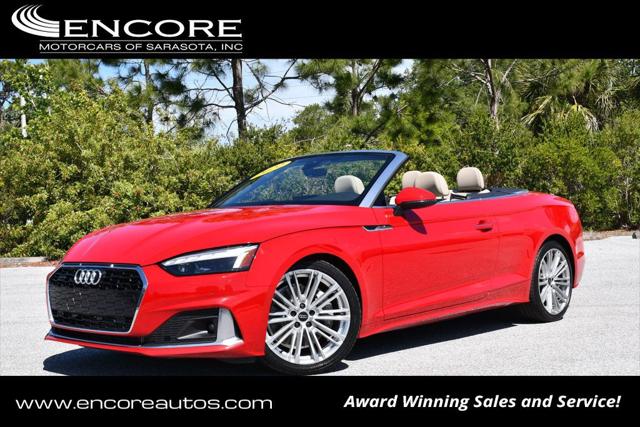 2022 Audi A5 Cabriolet Premium Plus 45 TFSI quattro S tronic for sale in Sarasota, FL