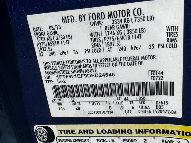 2013 Ford F-150 FX4