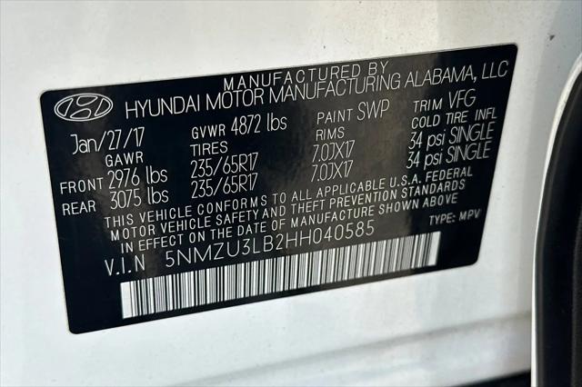 2017 Hyundai Santa Fe Sport 2.4L