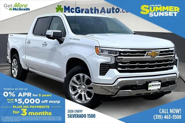 2026 Chevrolet Silverado 1500 4WD Crew Cab Short Bed LTZ for sale in Dubuque, IA