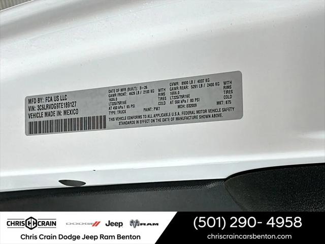 2026 Ram ProMaster 2500 Cargo Van Tradesman High Roof 159" WB w/Pass Seat