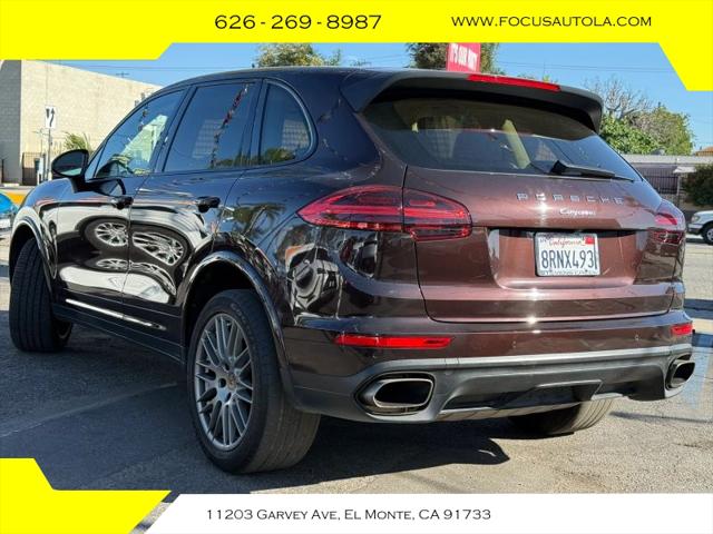 2017 Porsche Cayenne Platinum Edition