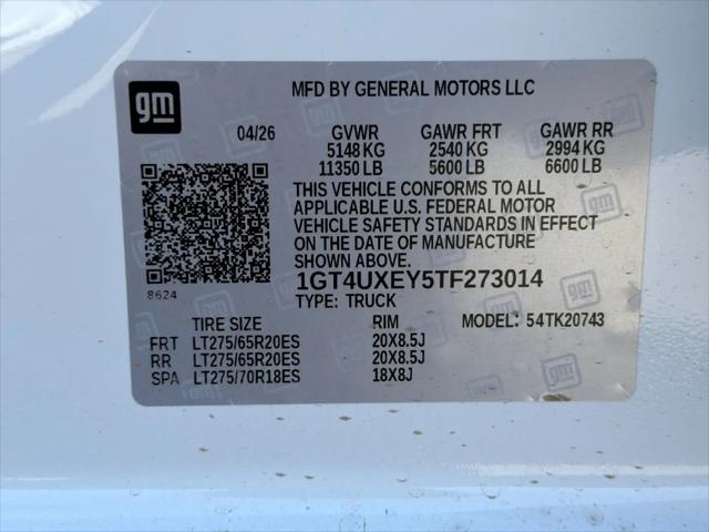 2026 GMC Sierra 2500HD Crew Cab, Standard Bed, Denali Ultimate, 4WD