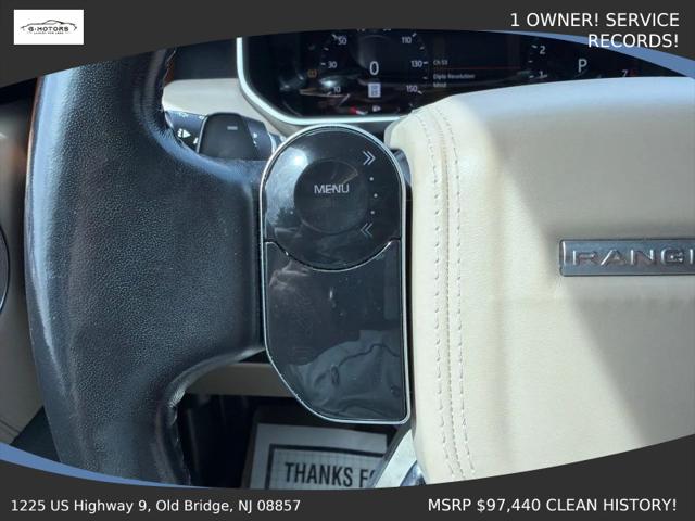 2019 Land Rover Range Rover 3.0L V6 Supercharged HSE