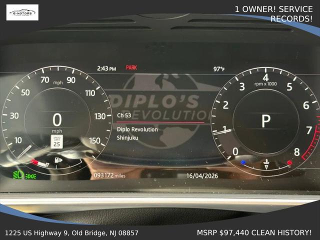 2019 Land Rover Range Rover 3.0L V6 Supercharged HSE