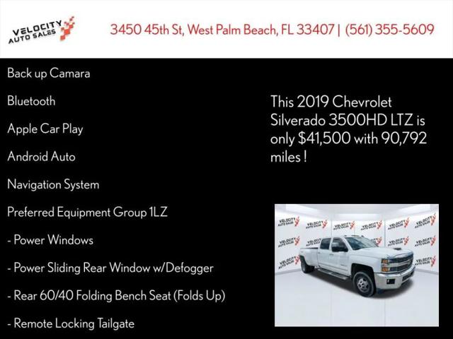 2019 Chevrolet Silverado 3500HD LTZ