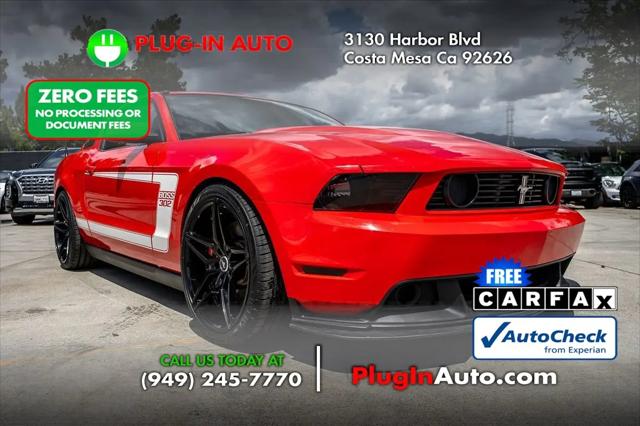2012 Ford Mustang Boss 302 for sale in Costa Mesa, CA