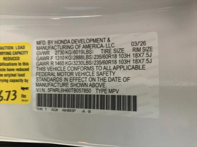 2026 Honda Odyssey EX-L