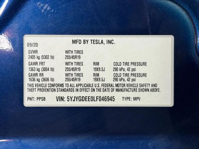2020 Tesla Model Y Long Range Dual Motor All-Wheel Drive