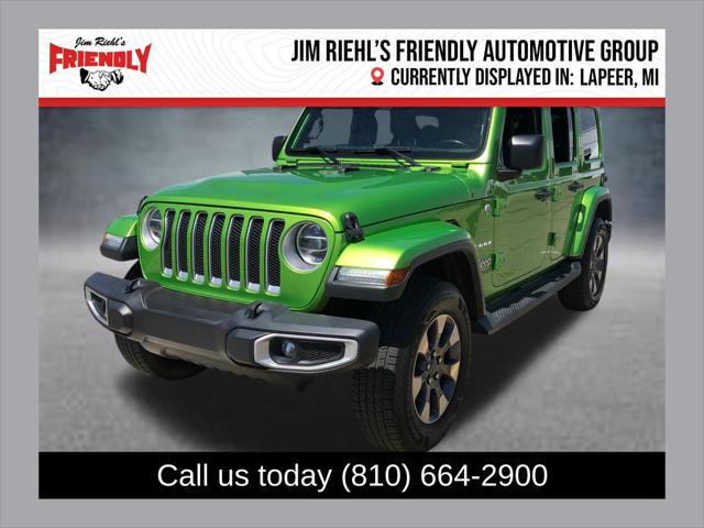 2019 Jeep Wrangler Unlimited Sahara 4x4 for sale in Lapeer, MI