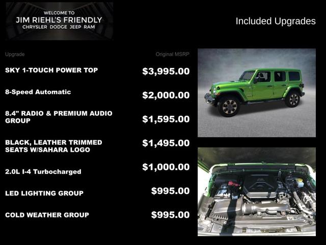 2019 Jeep Wrangler Unlimited Sahara 4x4