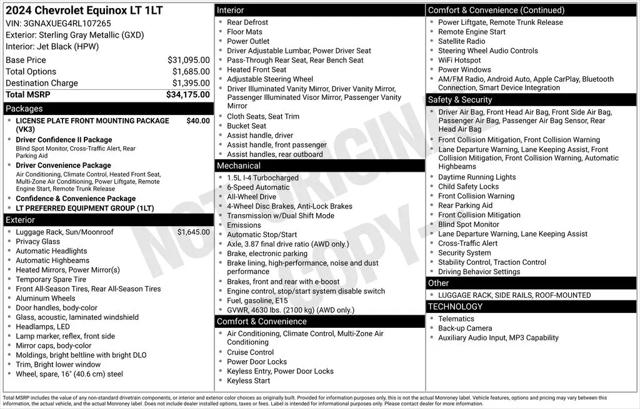 2024 Chevrolet Equinox AWD LT