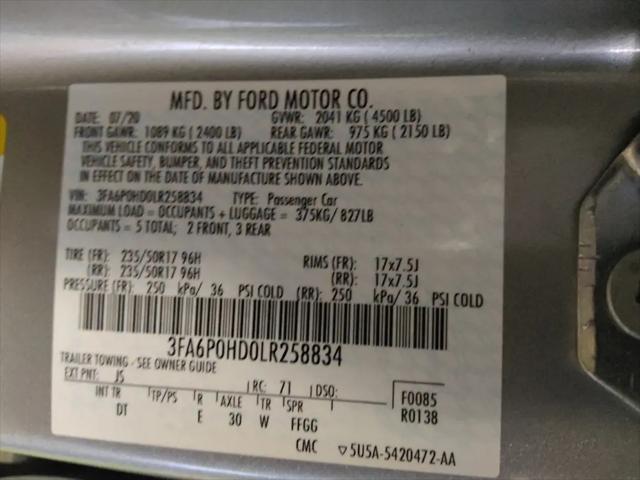 2020 Ford Fusion SE