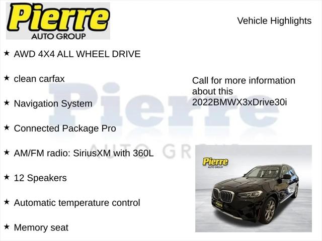 2022 BMW X3 xDrive30i