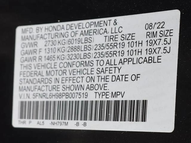 2023 Honda Odyssey Elite